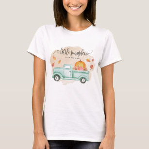 Herfst Kleine Pompoen Boerderij Truck, aanstaande  T-shirt
