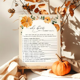 Herfst kleine pompoen die het beste van mama kent