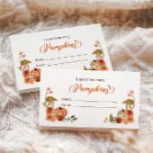 Herfst Kleine Pompoen Raad eens hoeveel pompoenen Informatiekaartje