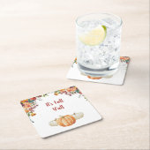 Herfst Kleine Pompoen RSVP-reactiekaart Kartonnen Onderzetters (Insitu)