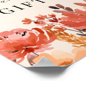 Herfst Kleine Wilde Kaarten & Gifts Sign. Poster (Hoek)