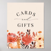 Herfst Kleine Wilde Kaarten & Gifts Sign. Poster (Voorkant)