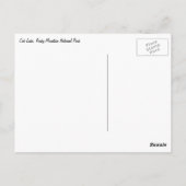 Herfst kleur bij Cub Lake Briefkaart (Achterkant)