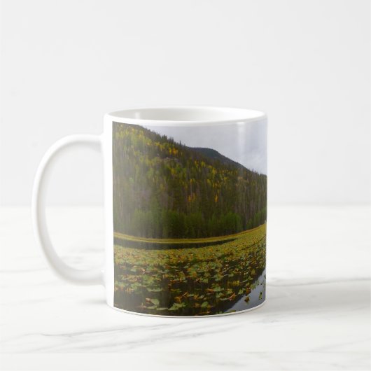 Herfst kleur bij Cub Lake Koffiemok (Links)