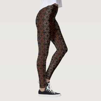 Herfst kleur geometrisch ontworpen Leggings door J