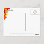 Herfst kleur in New England Briefkaart (Achterkant)