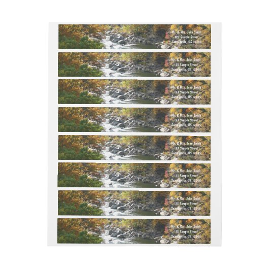 Herfst Kleur in Ohiopyle State Park (Vel)