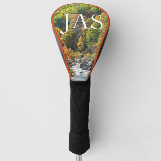 Herfst Kleur in Ohiopyle State Park Golfheadcover (Voorkant)