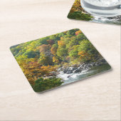 Herfst Kleur in Ohiopyle State Park Kartonnen Onderzetters (Schuin)