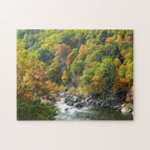 Herfst Kleur in Ohiopyle State Park Legpuzzel (Horizontaal)