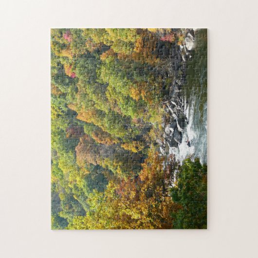 Herfst Kleur in Ohiopyle State Park Legpuzzel (Verticaal)