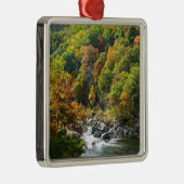 Herfst Kleur in Ohiopyle State Park Metalen Ornament (Rechts)