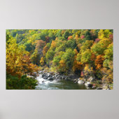 Herfst Kleur in Ohiopyle State Park Poster (Voorkant)