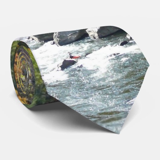 Herfst Kleur in Ohiopyle State Park Stropdas (Opgerold)