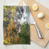 Herfst Kleur in Ohiopyle State Park Theedoek (Quarter Fold)