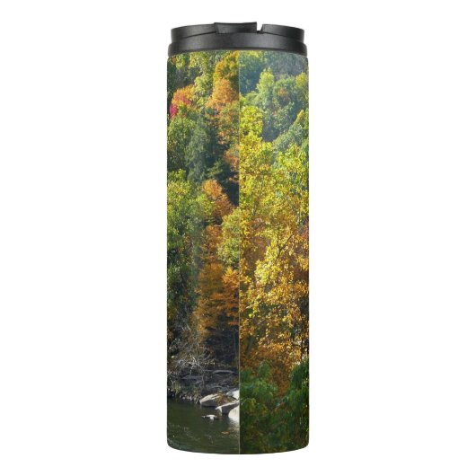 Herfst Kleur in Ohiopyle State Park Thermosbeker (Achterkant)