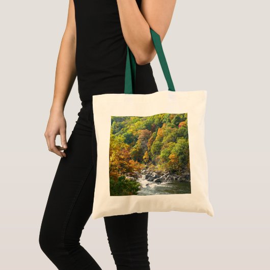 Herfst Kleur in Ohiopyle State Park Tote Bag (Voorkant (product))