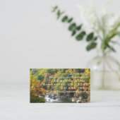 Herfst Kleur in Ohiopyle State Park Visitekaartje (Staand voorkant)