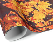 Herfst Kleur Japanse apel lekt Cadeaupapier (Rol Hoek)