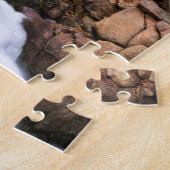 Herfst kleur langs bisschop Creek, CA Legpuzzel (Zijkant)