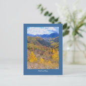 Herfst kleur op Briefkaart McClure Pass (Staand voorkant)