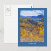 Herfst kleur op Briefkaart McClure Pass (Voorkant / Achterkant)