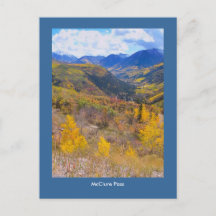 Herfst kleur op Briefkaart McClure Pass