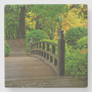 Herfst Kleur, Portland Japanse Tuin Stenen Onderzetter