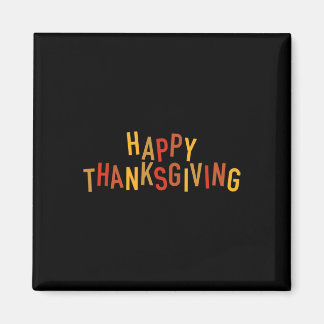 Herfst Kleur Schattig Aardig Gelukkig Thanksgiving Magneet