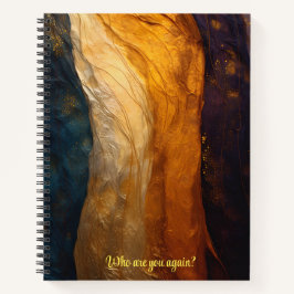 Herfst kleur stoffen ontwerp spiraal notebook notitieboek