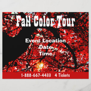 Herfst Kleur Tour Halloween Evenement Herfst Even Flyer