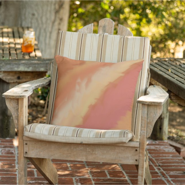 Herfst Kleur Vlam Oranje Bruin  Buitenkussen (Stoel)