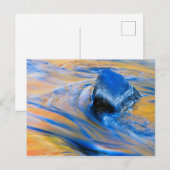 Herfst Kleur Water Abstract Briefkaart (Voorkant / Achterkant)