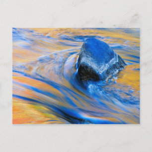 Herfst Kleur Water Abstract Briefkaart