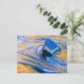 Herfst Kleur Water Abstract Briefkaart (Staand voorkant)