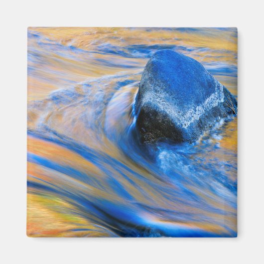 Herfst Kleur Water Abstract Magneet (Voorkant)