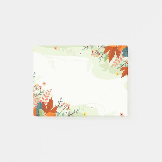 Herfst Kleuren Bladeren Post-It Notities Post-it® Notes (Voorkant)