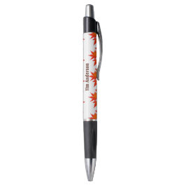 Herfst kleuren esdoorn bladeren Sinaasappel levend Pen