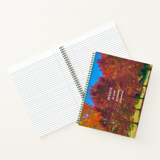 Herfst kleuren geloven notitieboek (Binnen)