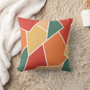 Herfst Kleuren Geometrische Vorm Huisdecoratie Kussen