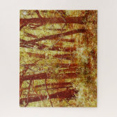 Herfst Kleuren Goud Bos Kunstpuzzel Legpuzzel (Verticaal)