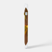 Herfst kleuren halve cirkel bloem iPhone 15 case (Linkerkant)