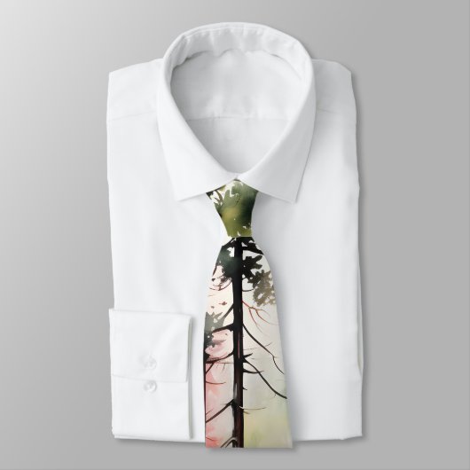 Herfst kleuren in de Bossen Stropdas (Gebonden)