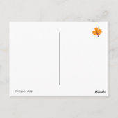 Herfst kleuren Labrador Silhouette Dank U Briefkaart (Achterkant)