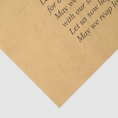 Herfst kleuren Thanksgiving gedicht Tissuepapier (Detail)