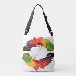 Herfst Kleurrijk Blad Patroon Crossbody Tas