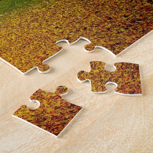 Herfst kleurrijk legpuzzel (Zijkant)