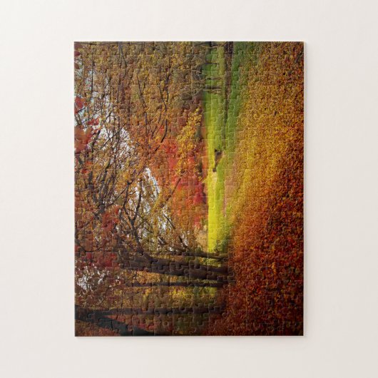 Herfst kleurrijk legpuzzel (Verticaal)