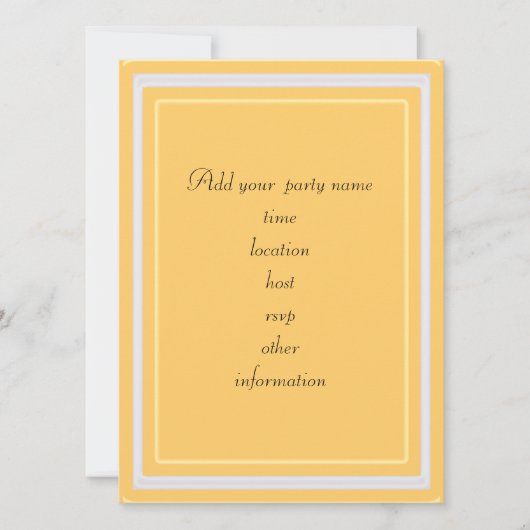 herfst kleurrijke bladeren blanco uitnodiging (Voorkant)