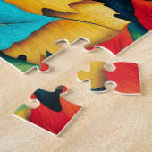 Herfst kleurrijke bladeren legpuzzel (Zijkant)